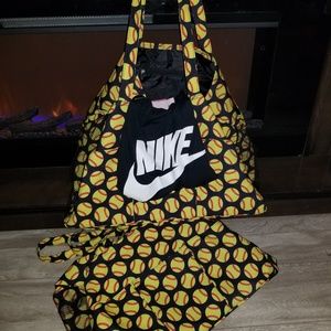 Bags. Not Nike brand ball fans but nice